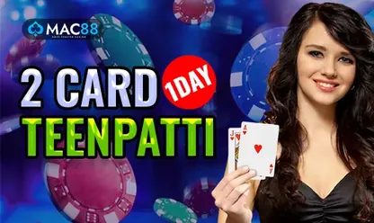 2 Card One Day Teen Patti game at 11xplay
